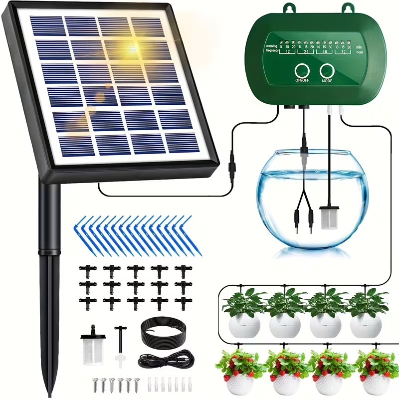 Plant Parent Kit - Solar Automatic Watering Kit for Garden,